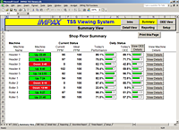TSS-NET Screen: Summary View w/ Rows
